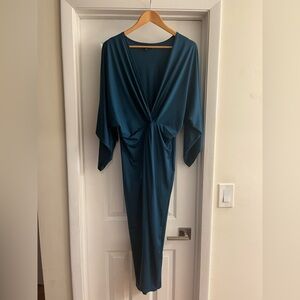 Elegant Teal Women's Dress